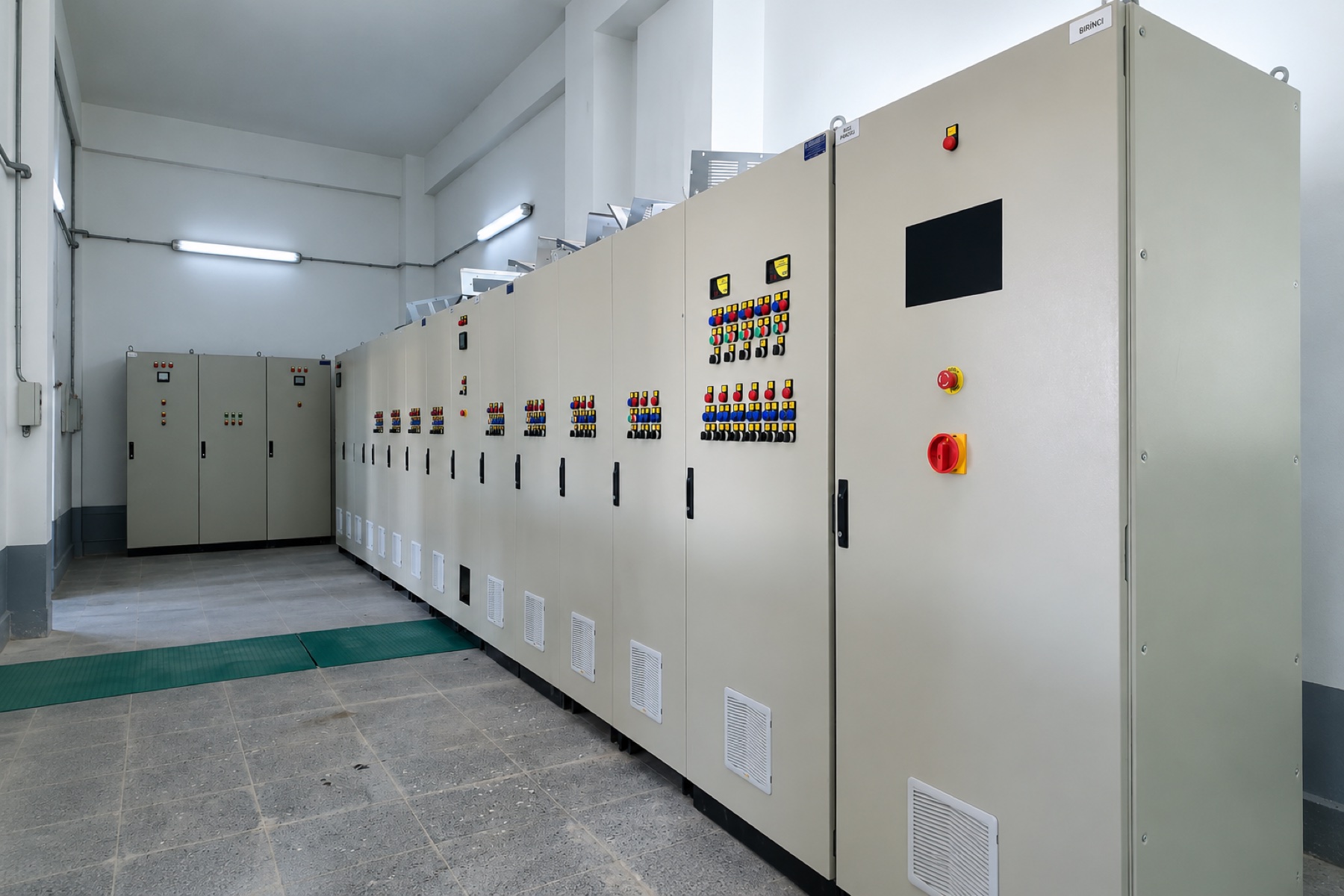 MCC Panoları — IEC 61439 uyumlu motor kontrol merkezleri; sürücü, star-delta ve yumuşak yol verici grupları. EGO Automation