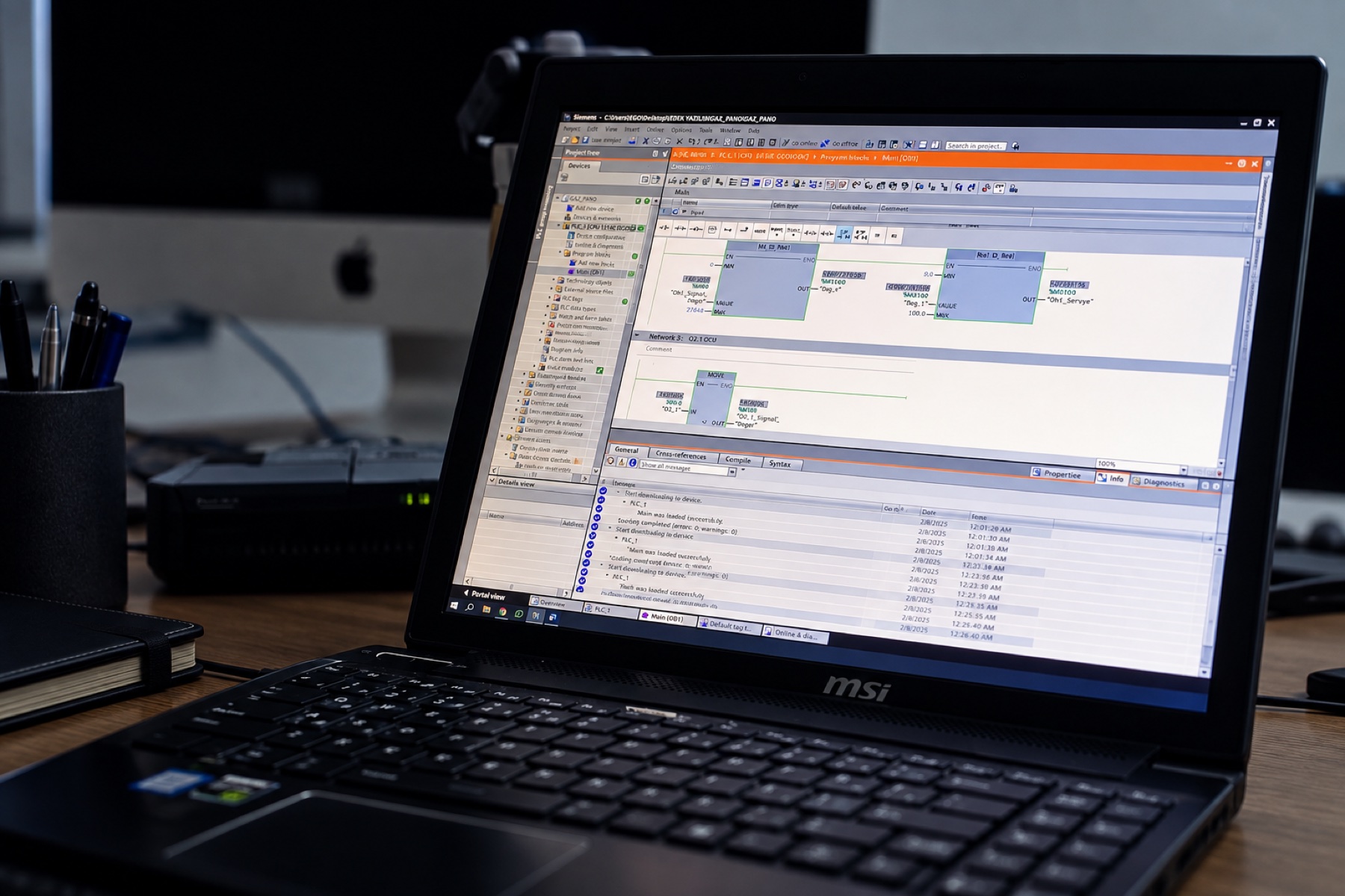PLC Kodlama — TIA Portal, Sysmac ve eşdeğer platformlarda PLC yazılımı, emniyet ve proses senaryoları. EGO Automation